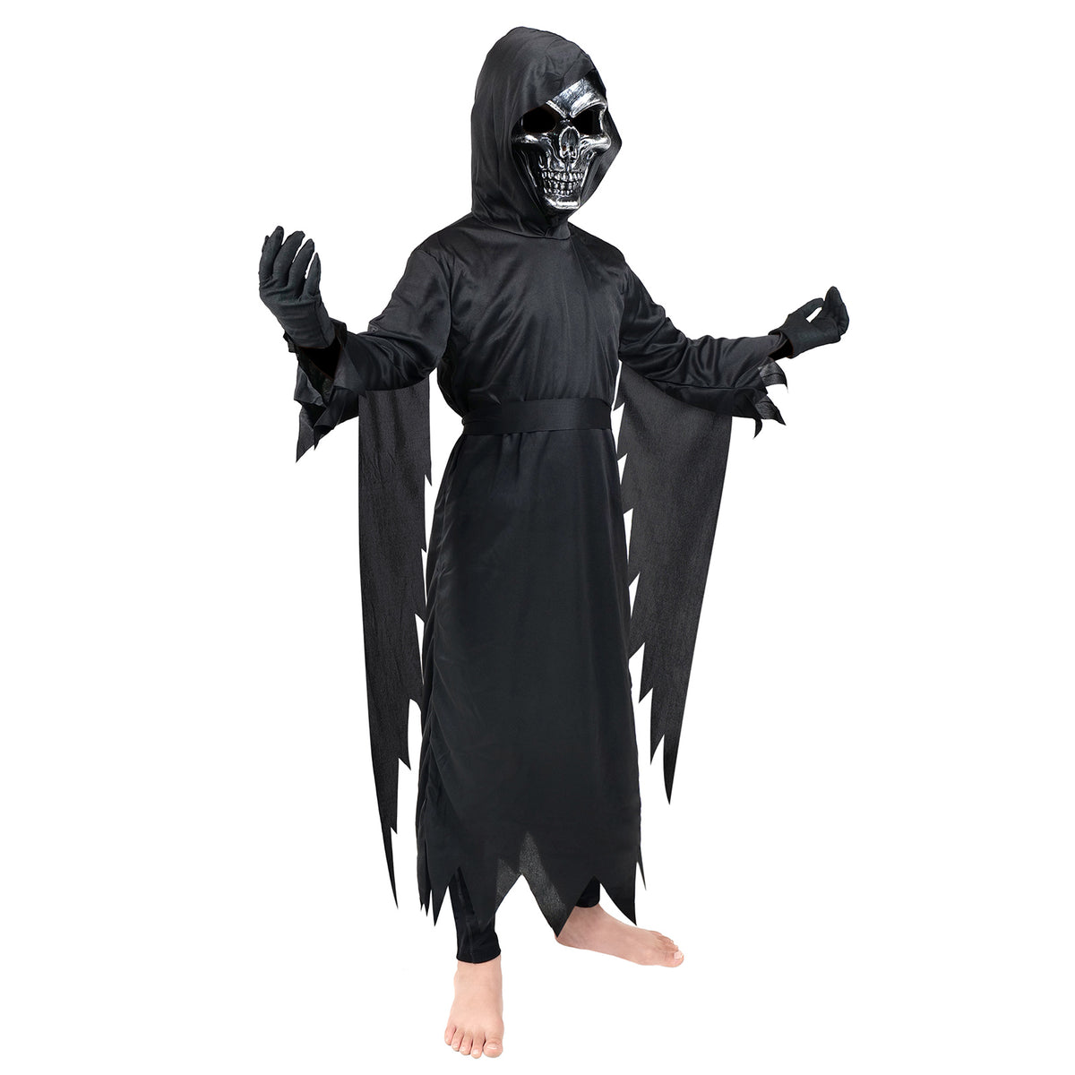 Grim Reaper - Costume with Skull Mask - Adults & Kids - CoolChange
