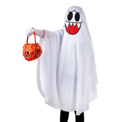 Ghost - Kids' Costume with Halloween Bag - One Size - CoolChange