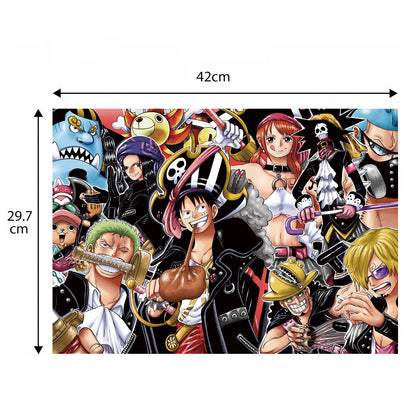 One Piece Film Red - Strohhut-Piraten - Wandbild auf Hartschaumplatte - 30 x 42 cm - CosplayStudio