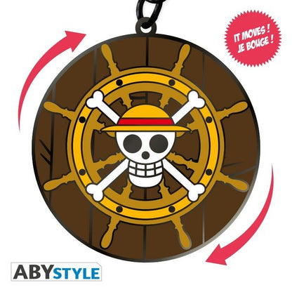 One Piece - Thousand Sunny's Helm - Moving Keychain - ABYstyle