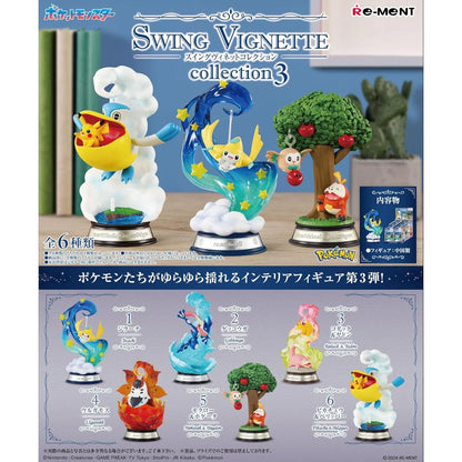 Re-ment Pokémon SWING VIGNETTE Collection 3 -6er Box-(6)
