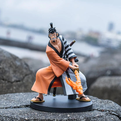 One Piece - Kin'emon Statue - 16cm - Banpresto Battle Record Posing