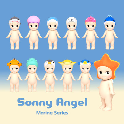 Sonny Angel mit Meeresmütze | Sonny Angel Figur | Blind Box Marine Series | 8 cm