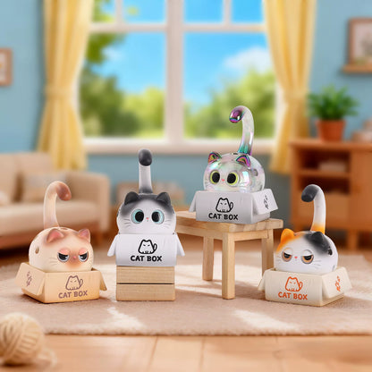 Meow Language - Small Incense Burner - Katzen-Räuchergefäß Blind Box - Einzelbox - 9,6 cm - Cat Box