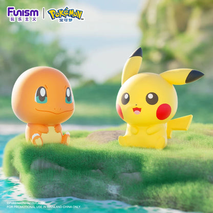 Pokémon: Kanto Starter & Friends - Palmsize Wonders Vol. 1 Mini Figur Blindbox  - Einzelbox - 4cm - FUNISM