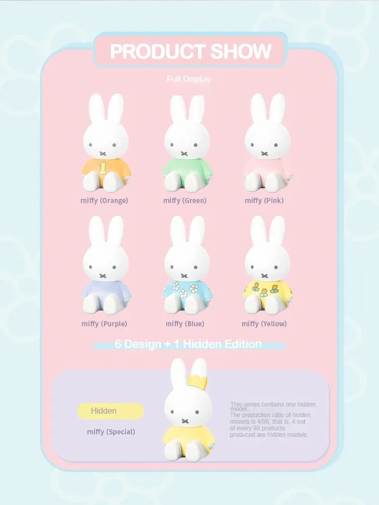 Miffy - Sammelfigur mit Handyhalter-Funktion - Blindbox - Einzelbox - ca. 13 cm - Choco Teddy