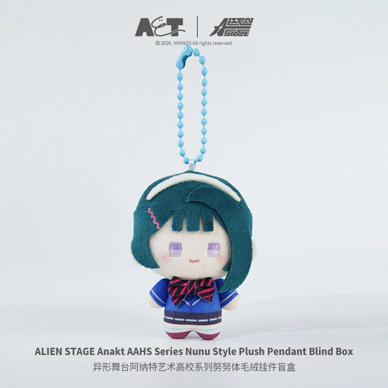 Alien Stage - Anakt Art High School - Nunu Plüschanhänger - Blindbox - Einzelbox - ca. 10 cm - AET