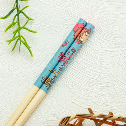 Ponyo - Ponyo im Meer - Essstäbchen Bambus - 21 cm - Skater