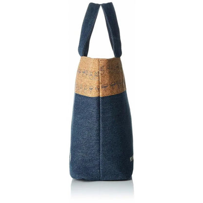 Mein Nachbar Totoro - Totoro - Lunchtasche Kork & Denim - 33 x 25,5 x 12 cm - Skater