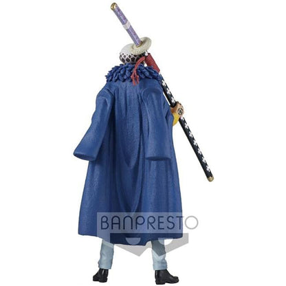 BANDAI DFX The Grandline Men Wanokuni Trafalgar Law mit Schwert Kikoku, One Piece Sammelfigur, 17 cm