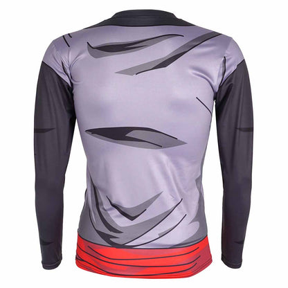 Goku Black Cosplay Langarmshirt für Dragon Ball Super Fans, Größen: S - L