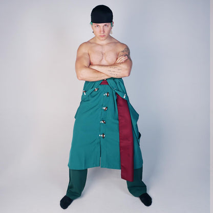 Cosplay Kostüm von Lorenor Zorro nach der 2 jährigen Trennung, Größen: S - XL