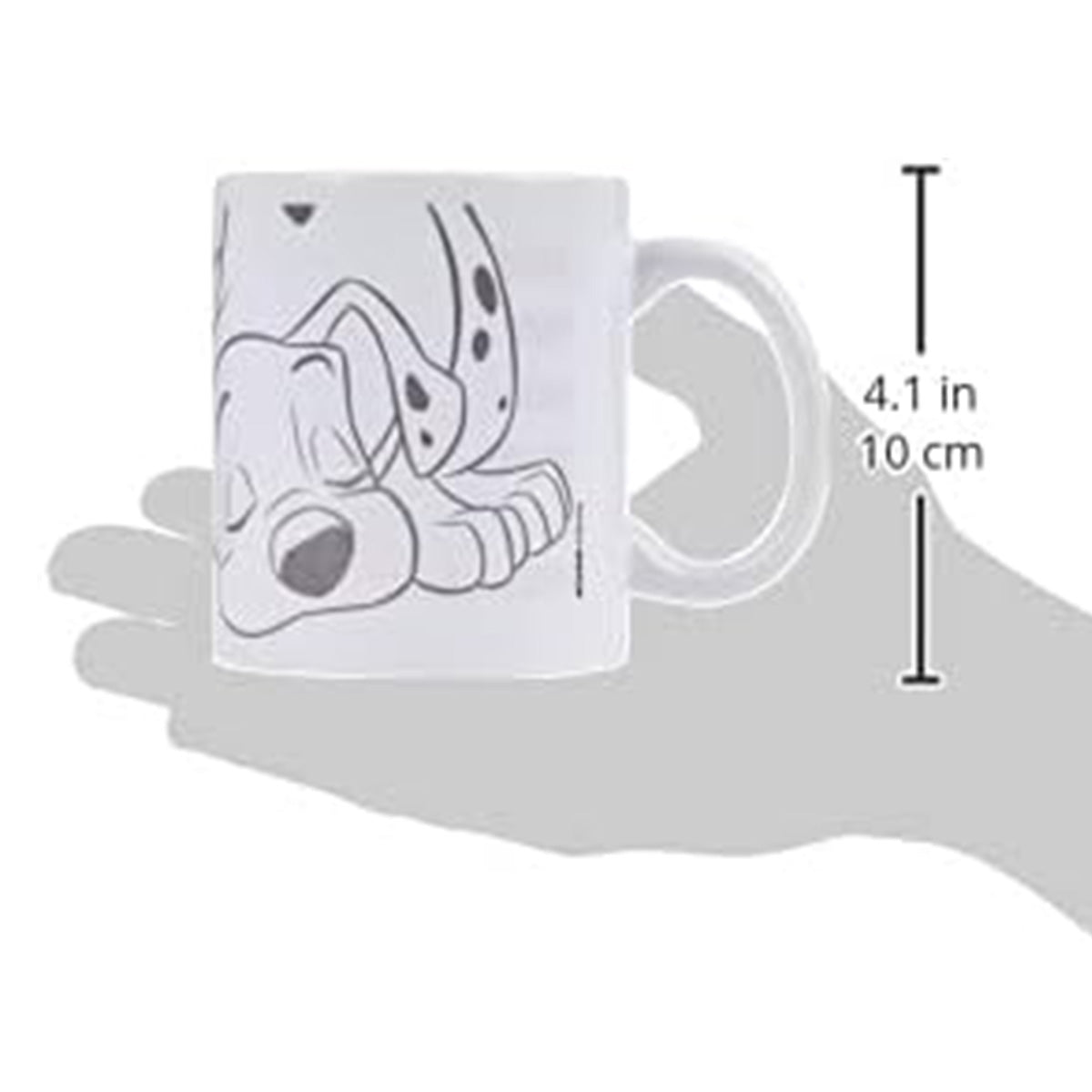 PYRAMID 101 Dalmatiner Tasse, Disney Sammeltasse, 10 cm 300 ml