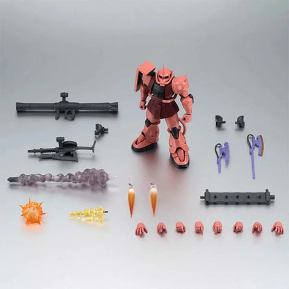 BANDAI MS-06S Zaku II Char’s Custom Model Version A.N.I.M.E, Mobile Suit Gundam Sammelfigur, 13 cm