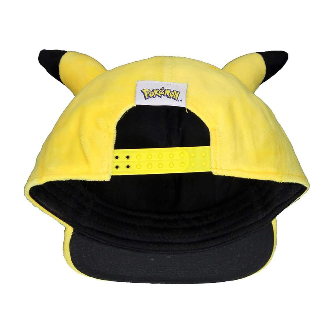 Pikachu Plüsch-Snapback mit Ohren, Pokémon Kappe - Difuzed