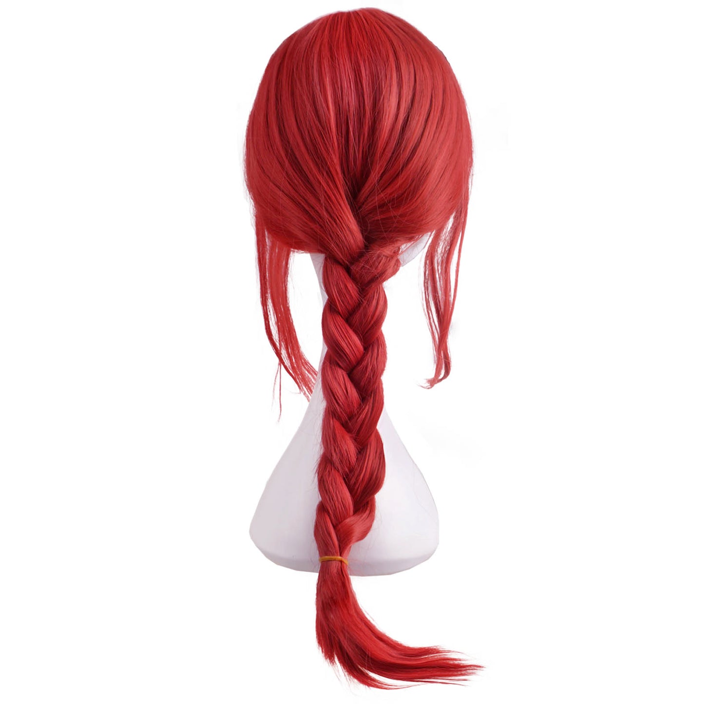 Makima Perücke für Chainsaw Man Fans, Kontrollteufel Cosplay Wig, Rot, 61cm