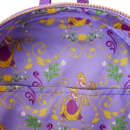 Loungefly WDBK3672 DISNEY PRINCESS RAPUNZEL LENTICULAR MINI BACKPACK