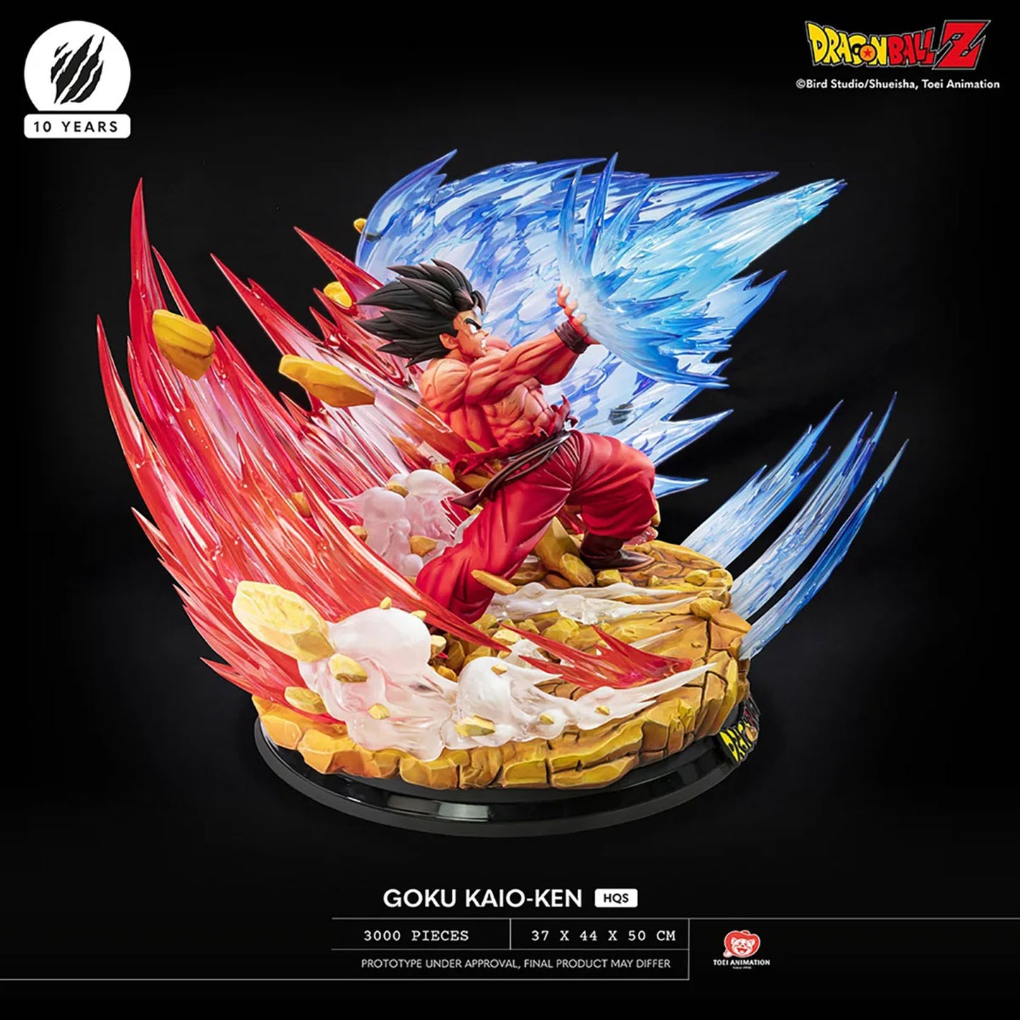 TSUME Son Goku bei Kaioken, Dragon Ball Z Sammelfigur, 50 cm