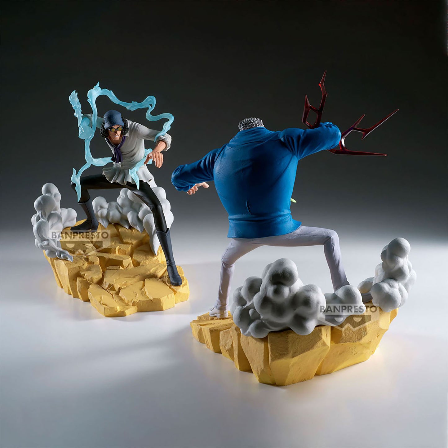 BANDAI Kuzan mit Eisattacke, One Piece Sammelfigur, 17 cm