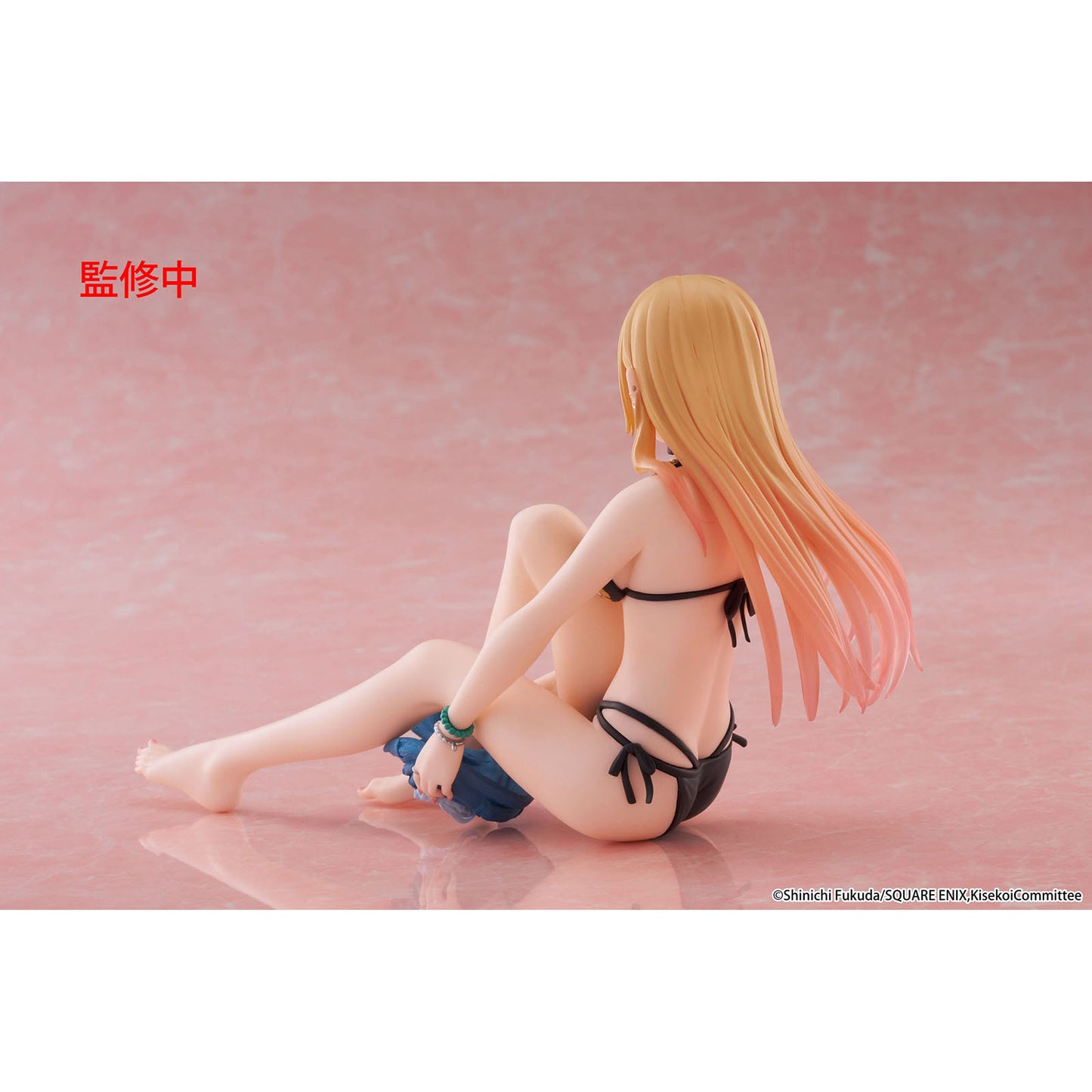 Taito My Dress-Up Darling PVC Statue Desktop Cute Figure Marin Kitagawa Measured Swimsuit Ver. 13 cm