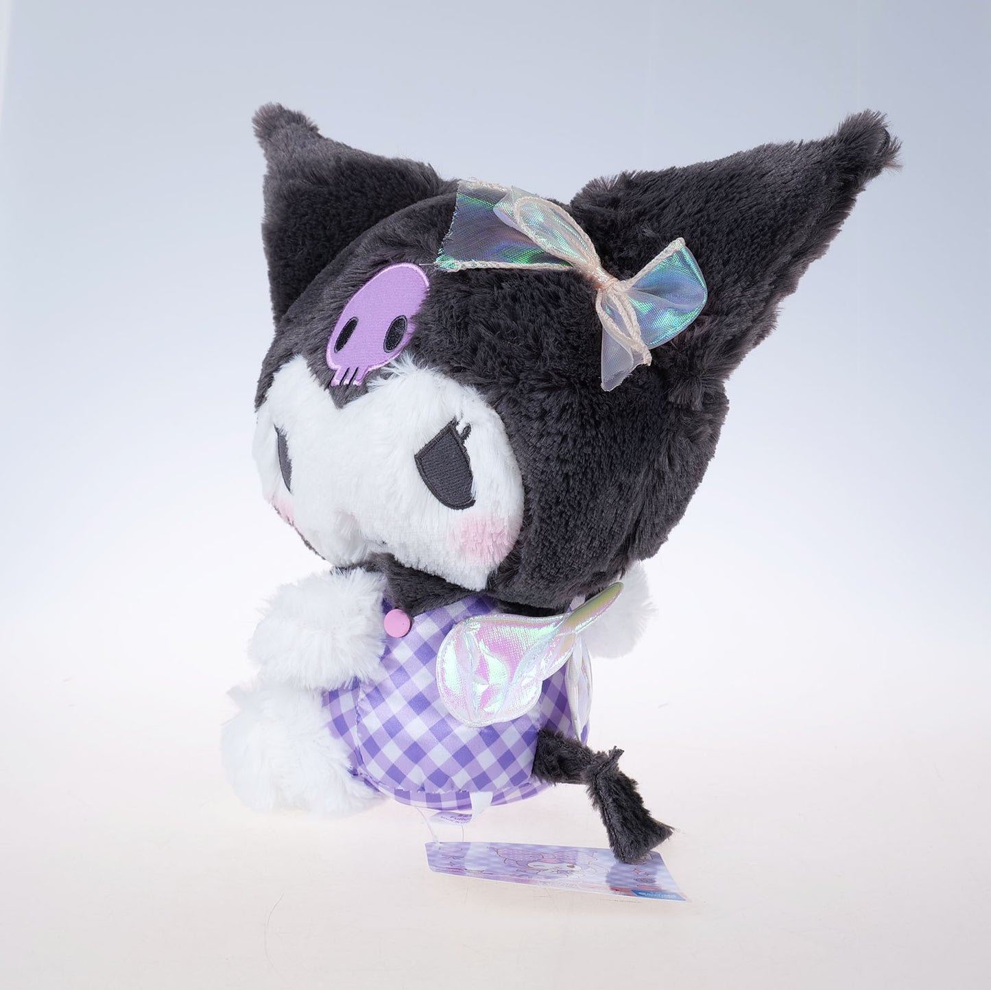 FuRyu Kuromi mit Engelsflügeln, Sanrio Plüschfigur, 28 cm