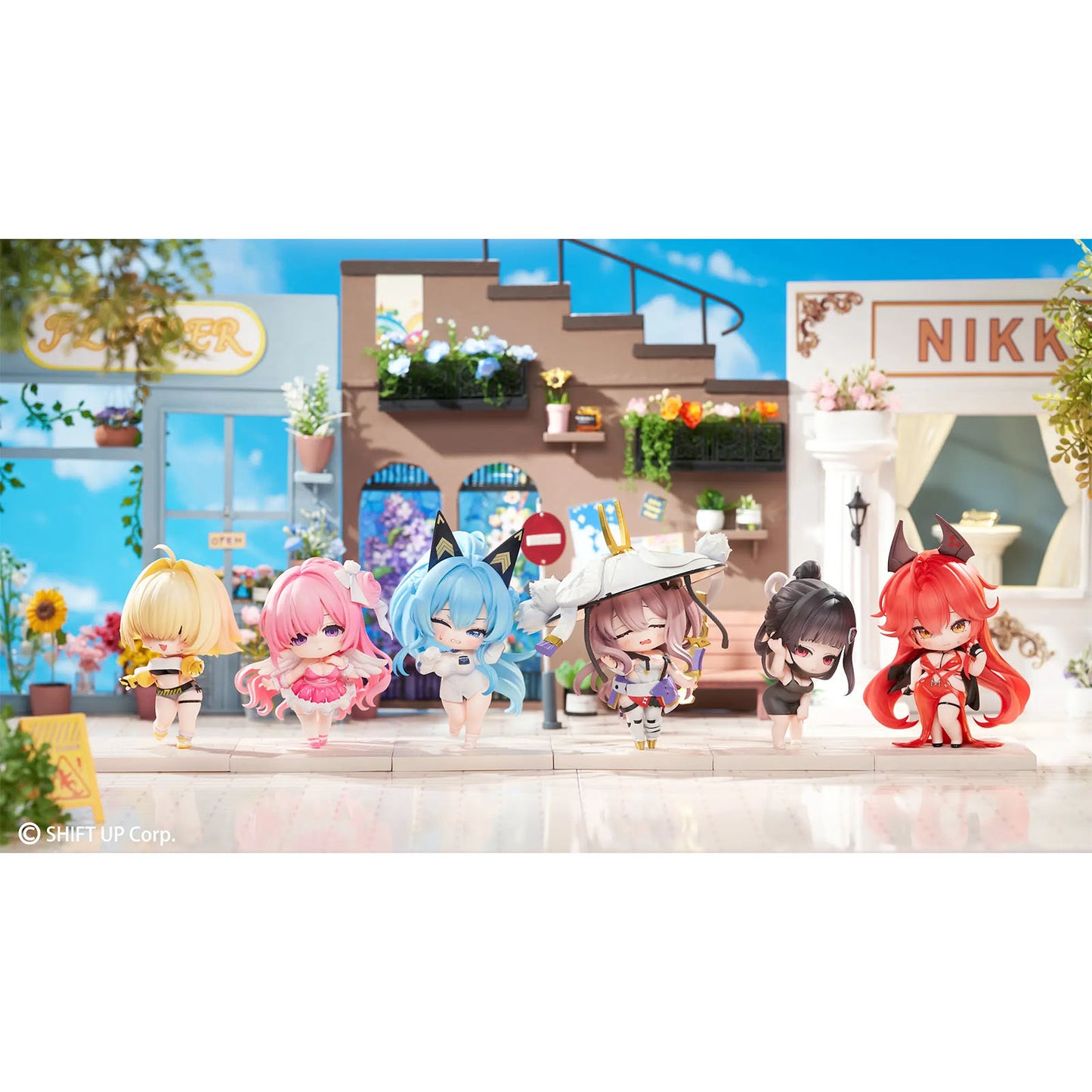 Nikke SAC Series Mini-Figuren 6er-Pack Chibi Vol. 2 10 cm