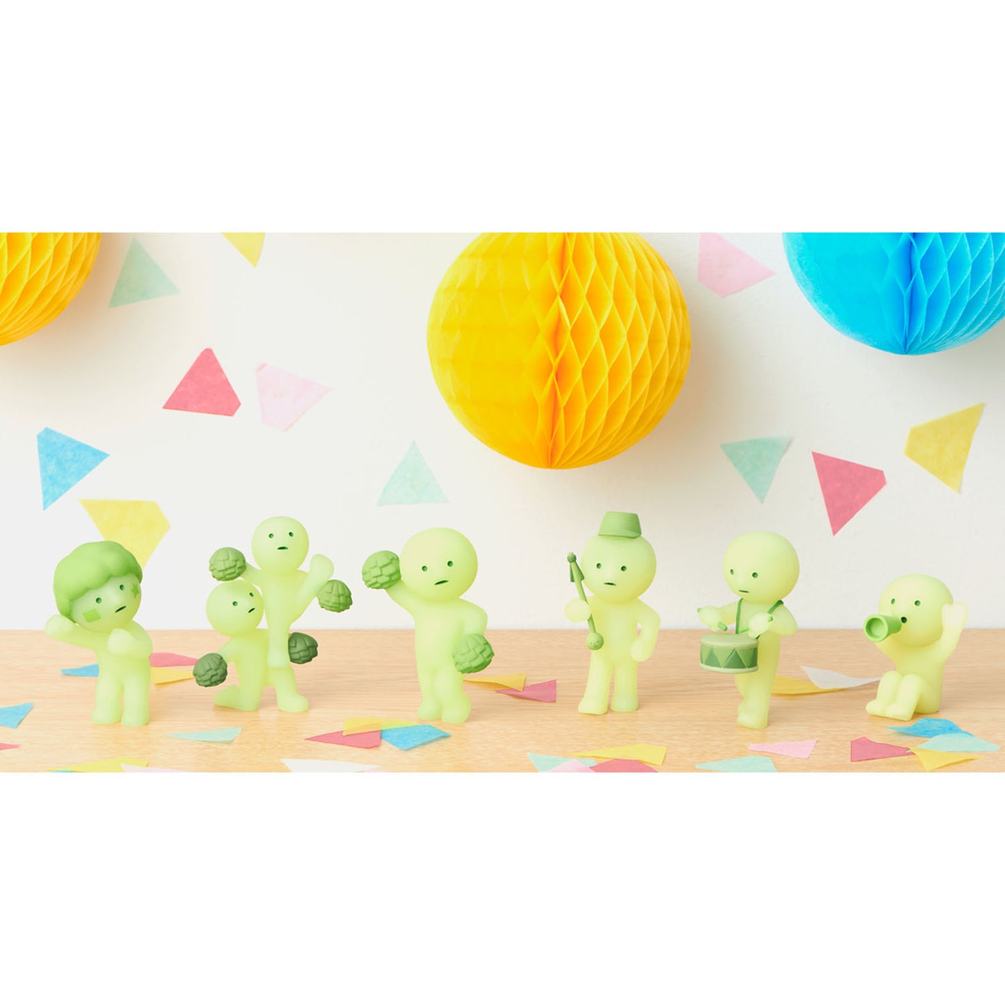 Smiski leuchtende Figure| Glow in the dark | Cheer Series  | Blind Box- (12)-(1)