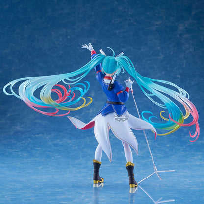 BANDAI Hatsune Miku mit Gundam-Outfit | Hatsune Miku Sammelfigur | 18 cm