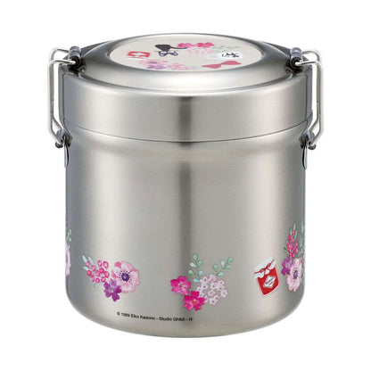 SKATER-64797 Lunch box Isotherme 230ml 2 storeys Flower bouquet - Kiki's Delivery