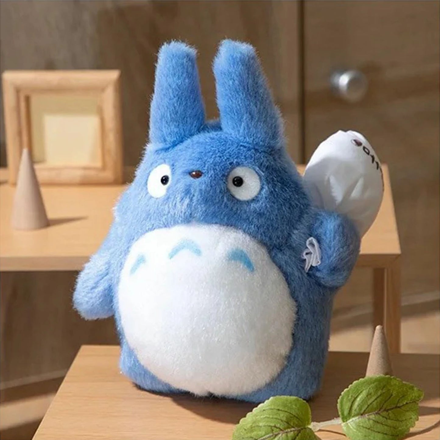 Semic Totoro mit blauem Fell | My Neighbor Totoro Plüschfigur | 22 cm