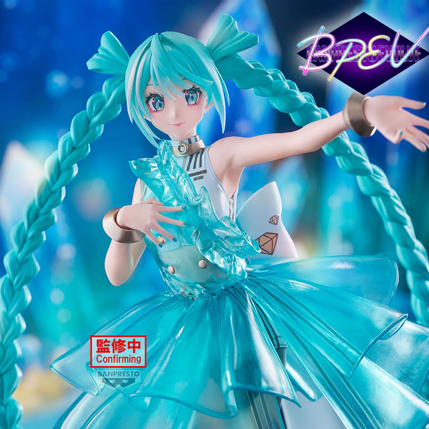 Vocaloid - Hatsune Miku - Emerald Gem - Clearluxe Figur - 28cm - Banpresto