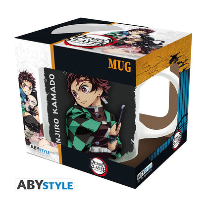 Demon Slayer: Kimetsu no Yaiba - Tanjiro & Fuchsmaske - Keramik Tasse - 320ml - ABYstyle
