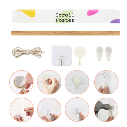 Naruto Shippuden - Rollbild aus Stoff- 39x65cm