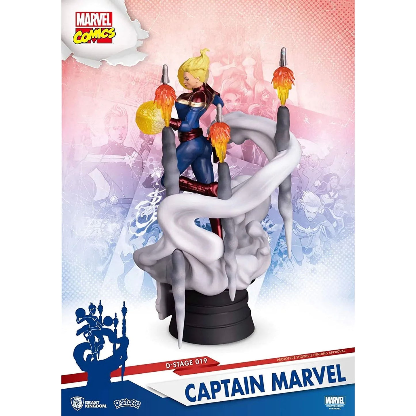 Marvel Comics - Captain Marvel - D-Stage Diorama DS-019 - 16cm - Beast Kingdom