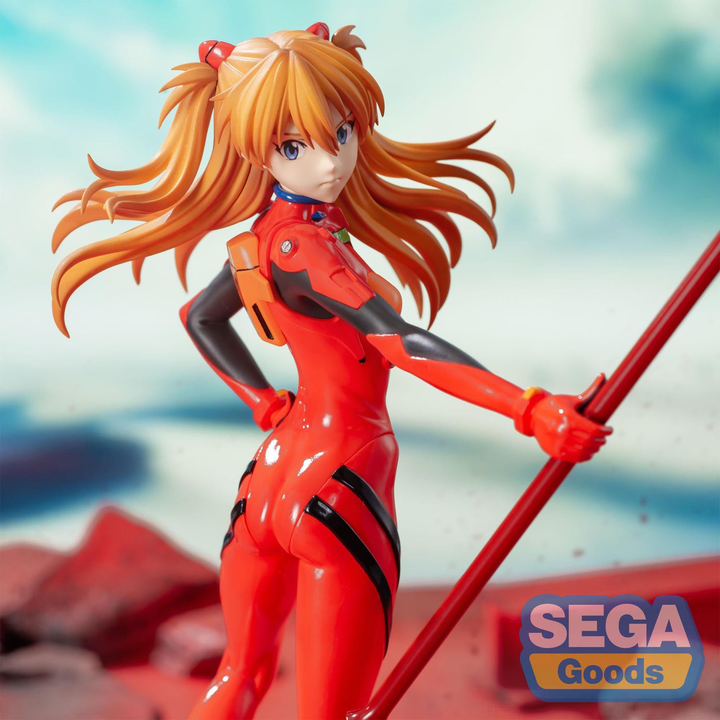 Neon Genesis Evangelion - Asuka Langley - Luminasta Figur (mit Cassius-Speer) - 20cm - SEGA