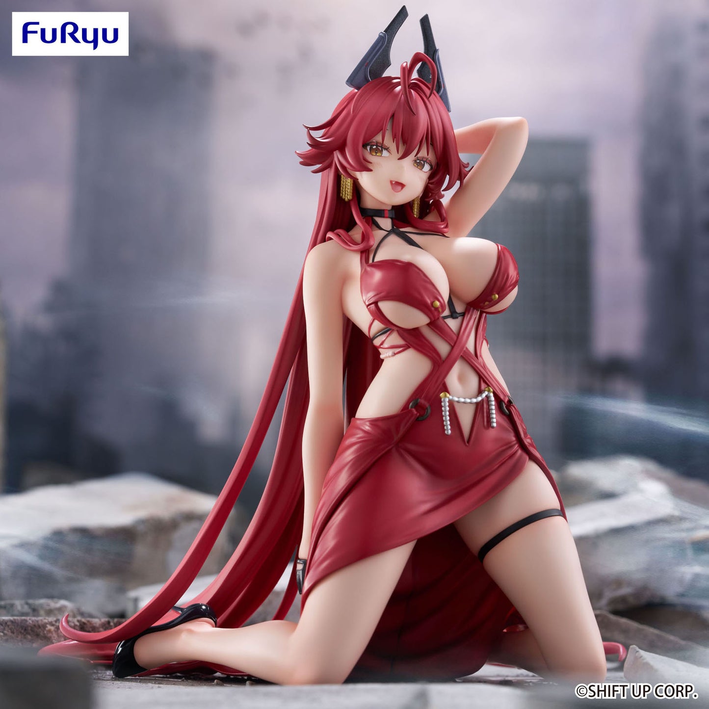Goddess of Victory: Nikke - Red Hood: Nonsense Red - Noodle Stopper Figur - 12cm - FuRyu