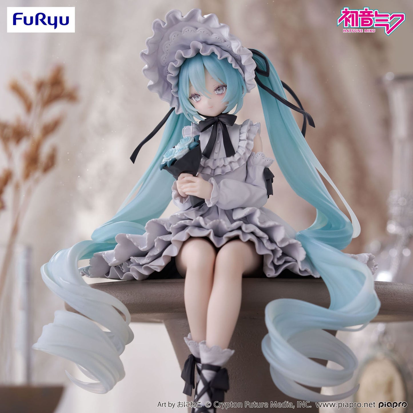 Character Vocal Series 01 - Hatsune Miku - Vintage Doll Style Noodle Stopper Figur - 15cm - FuRyu