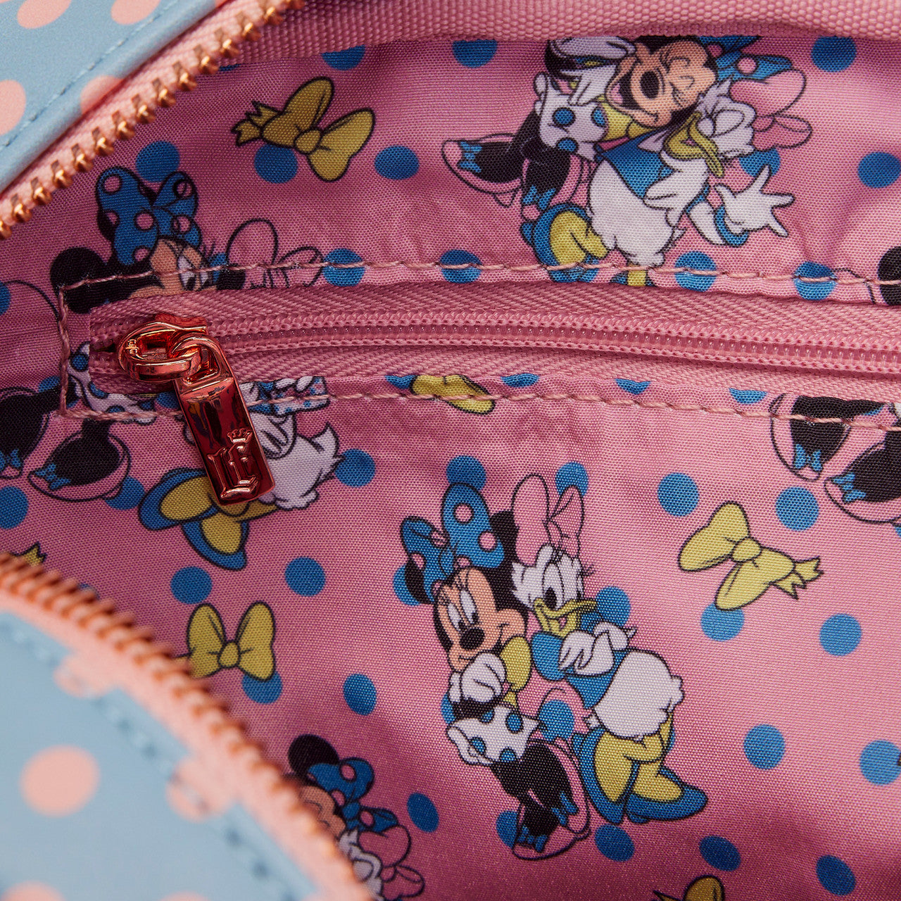 Disney - Minnie Mouse Pastel Color Block Dots - Crossbody Bag - 24x15x20cm - Loungefly