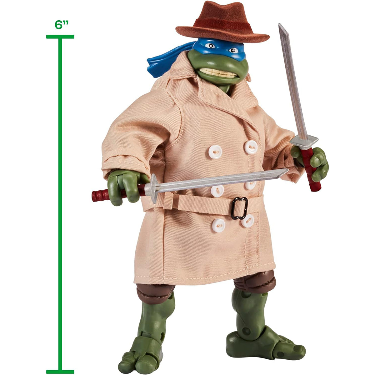TMNT - Leonardo in Disguise - Ninja Elite Actionfigur - 15cm - Playmates / BOTI