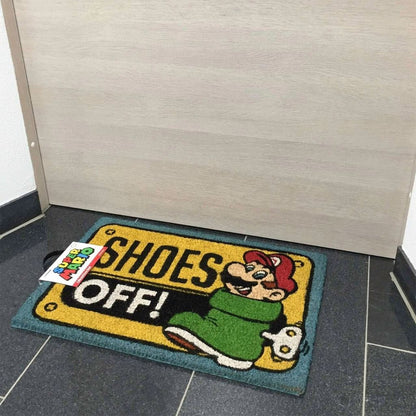 Super Mario - Shoes Off - Fußmatte - Kokosfaser & Gummi - 40x60cm - Pyramid