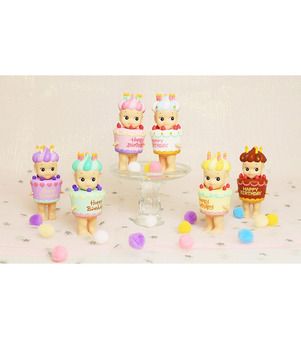 Sonny Angel mit Partyhut | Sonny Angel Figur | Blind Box Birthday Series | 8 cm
