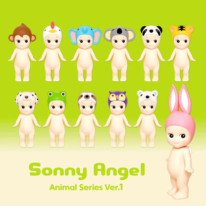 Sonny Angel Sammelfigur mit Tierkopfbedeckung | Blind Box Animal Series | 8 cm