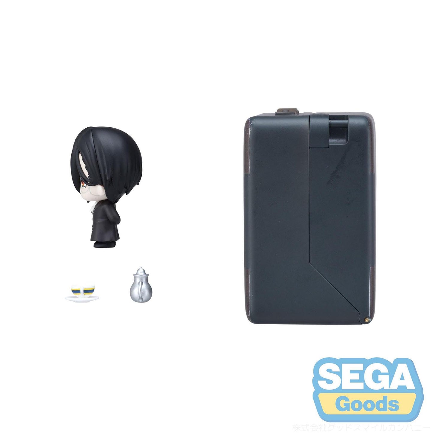 Black Butler: Boarding School Arc - Sebastian Michaelis (EX) - Petite World Memories Mini Figur & Display-Koffer - 8 cm - SEGA