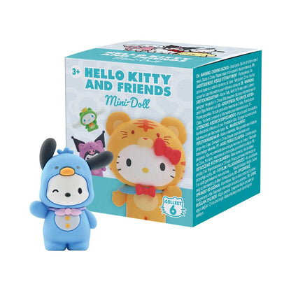 YuMe Hello Kitty and Friends mit Tierkostüm | Sanrio Figur | Blind Box | 5 cm