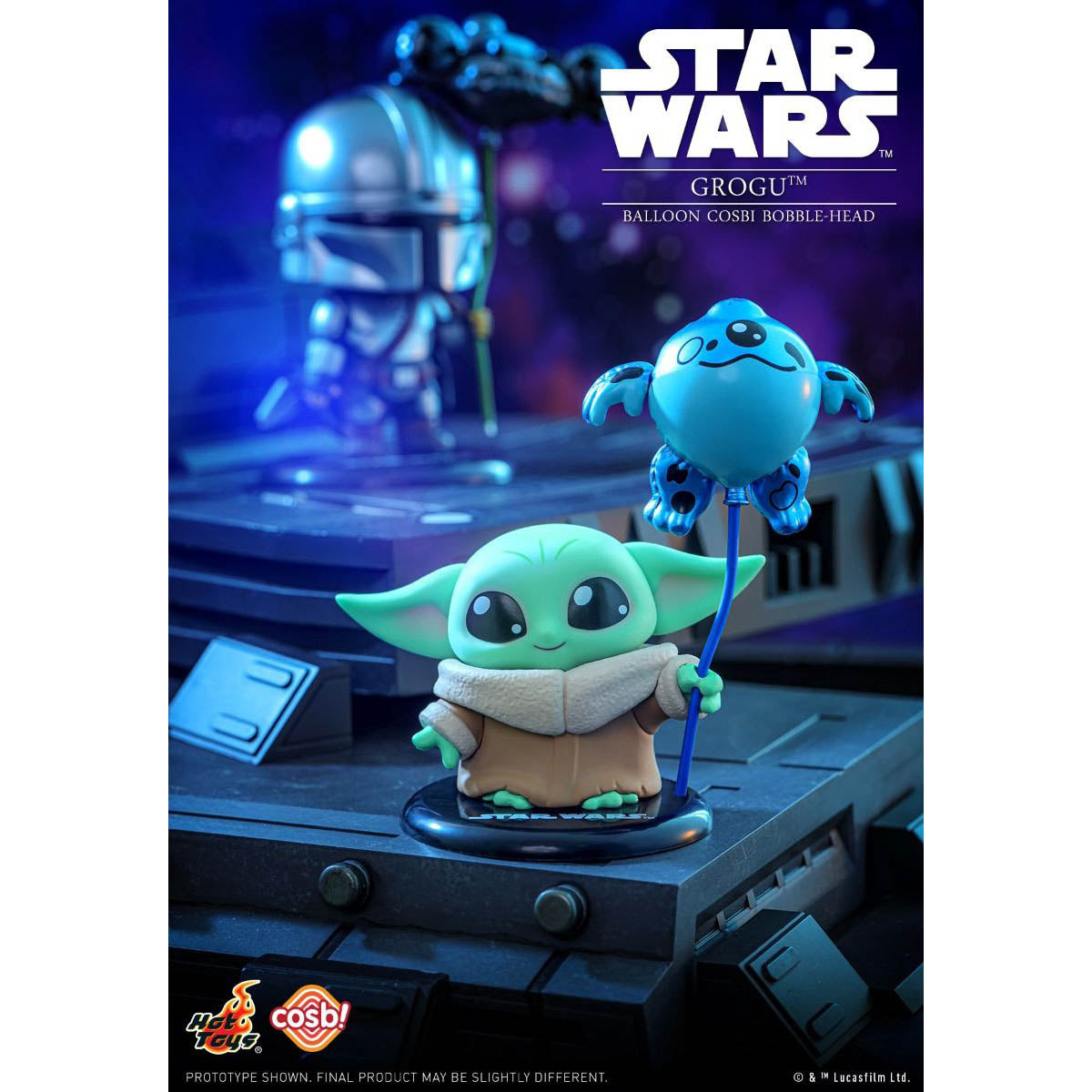 Star Wars - Balloon Cosbi Collection - Bobble-Head Mini-Figur (Blind Box) - Einzelbox - 8 cm - Hot Toys