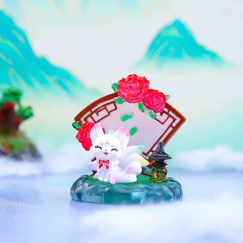 National Style Nine-tailed Fox - Blind Box - 8 cm - Einzelbox