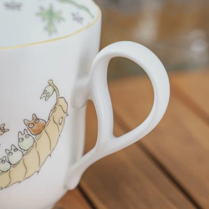 Mein Nachbar Totoro - Totoro Autumn Leaf - Porzellanbecher - 9,2 cm - Noritake