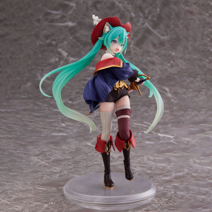 Hatsune Miku - Wonderland - Puss in Boots PVC Statue - 18 cm - Taito