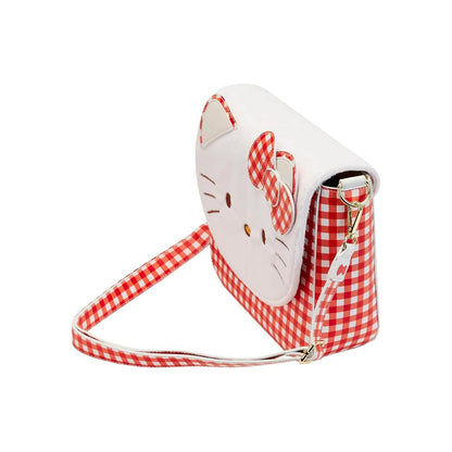 Sanrio - Loungefly Hello Kitty Gingham Cosplay - Umhängetasche - 24 cm