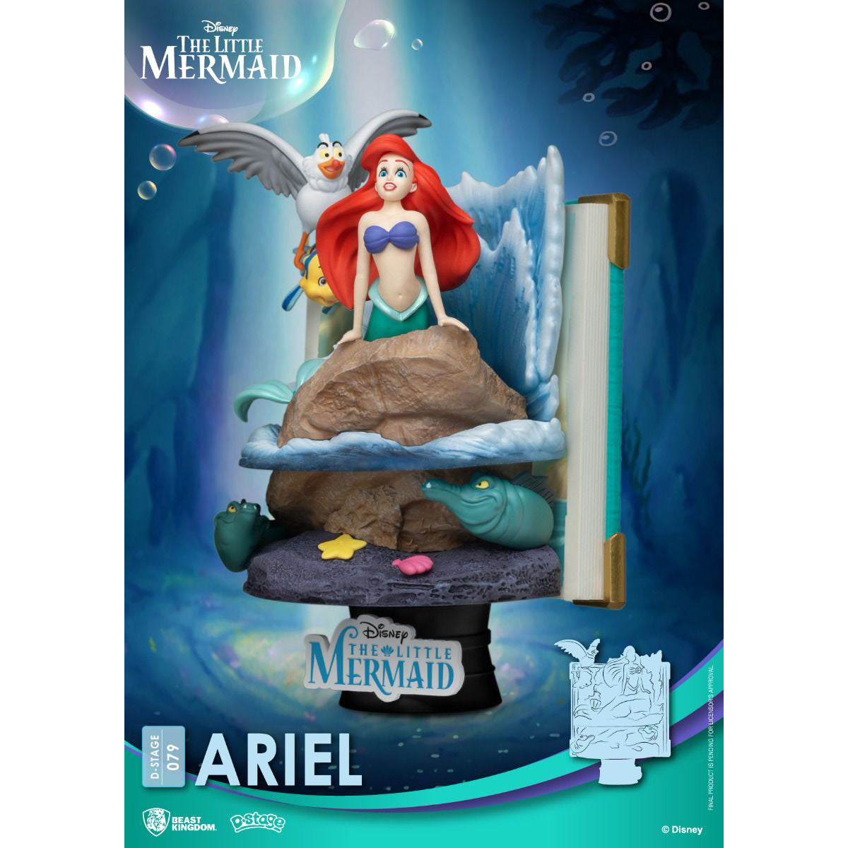 Disney - Arielle, die Meerjungfrau - Storybook Series - D-Stage Diorama (DS-088) - 16 cm - Beast Kingdom